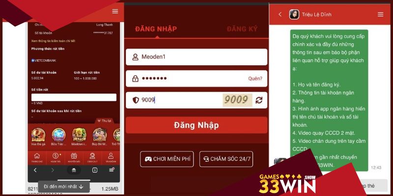 33WIN lừa đảo